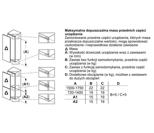Lodówka do zabudowy Siemens iQ500 KI82LADD0 177,2cm 34dB Zawiasy Nożycowe 280L - 1516376 - zdjęcie 3